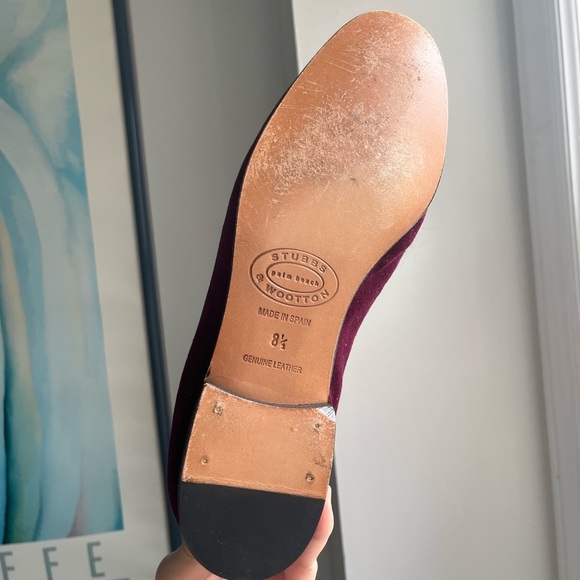 Stubbs & Wooten Romeo and Juliet Velvet Loafers
